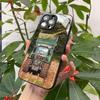Husă de telefon Fendt pentru iPhone 16 15 14 12 11 13 Pro Max Mini 8 X Xr Xs Puls Capac Negru din Sticlă