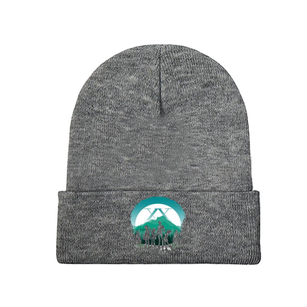Hunter X Hunter XHunter Team Strickmütze für Damen, Unisex, Skullies, Mützen, Wintermützen, Polyester, lässige Kappe