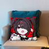 AAme Chan Needy Streamer Overload Pillow Case Short Plush Sofa Decorative Gift Home Doublesided Printing Cushio