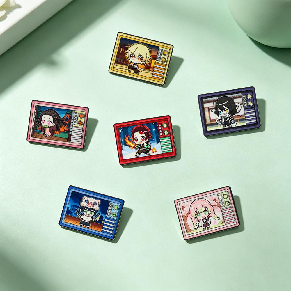 Cartoon Pins Metal Anime Badge Funny Comics Enamel  Cute Collar Pins Brooches Jewelry Lapel Pin Jewelry Collection Friend Gifts
