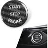 1 PC Car Start Button Decorative Sticker, Engine Start Button Cover Accessories, Car Ignition Button Cover Replacement, Suitable for Most Cars