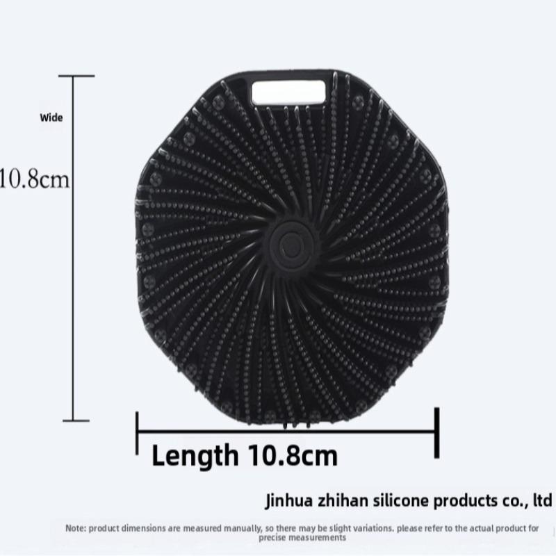 Soft Silicone Exfoliating Brush Cleanser Manual Body Cleansing Scrubber Shower Gentle Massage Bath Brush Bathroom Accessorie