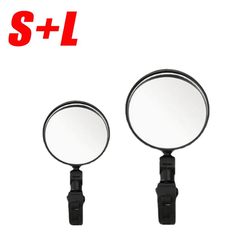 Universeller Riemen-Spiegel für Motorrad Fahrrad Schnelle Montage Verstellbarer Lenker Konvexer Rückspiegel für Fahrrad Roller E-Bike