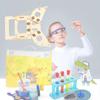 Kid's Diy Mechanical Hand Puzzle Educational Toy Wooden Material Pack M-12