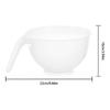 Versatile Measuring Cup Durable Measuring Bowl with Handle Heat Resistant Eggs Liquid Mixing Bowl Easy to Clean for Use