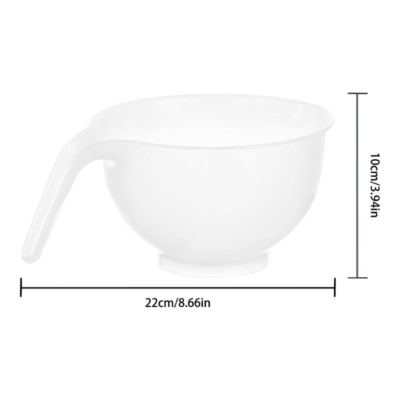 Versatile Measuring Cup Durable Measuring Bowl with Handle Heat Resistant Eggs Liquid Mixing Bowl Easy to Clean for Use