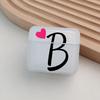 Initial Letter A Z Love Heart Earphone Case for Airpods 4th 3rd Pro 3 2 Cover for Airpod 2 3 1 Protective Accessorie Shell Funda