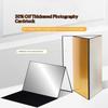 3-In-1 Photography Cardboard Paperboard Folding Photography Reflector Diffuser Board Black White Silver For Still Life Product