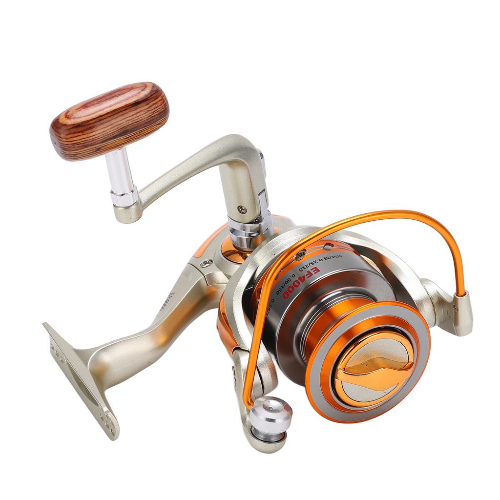 Mulinello da Pesca in Mare EF4000 Canna da Mosca Mulinello da Spinning Braccio a Bilanciere Digitale in Metallo CNC Mulinello da Baitcasting
