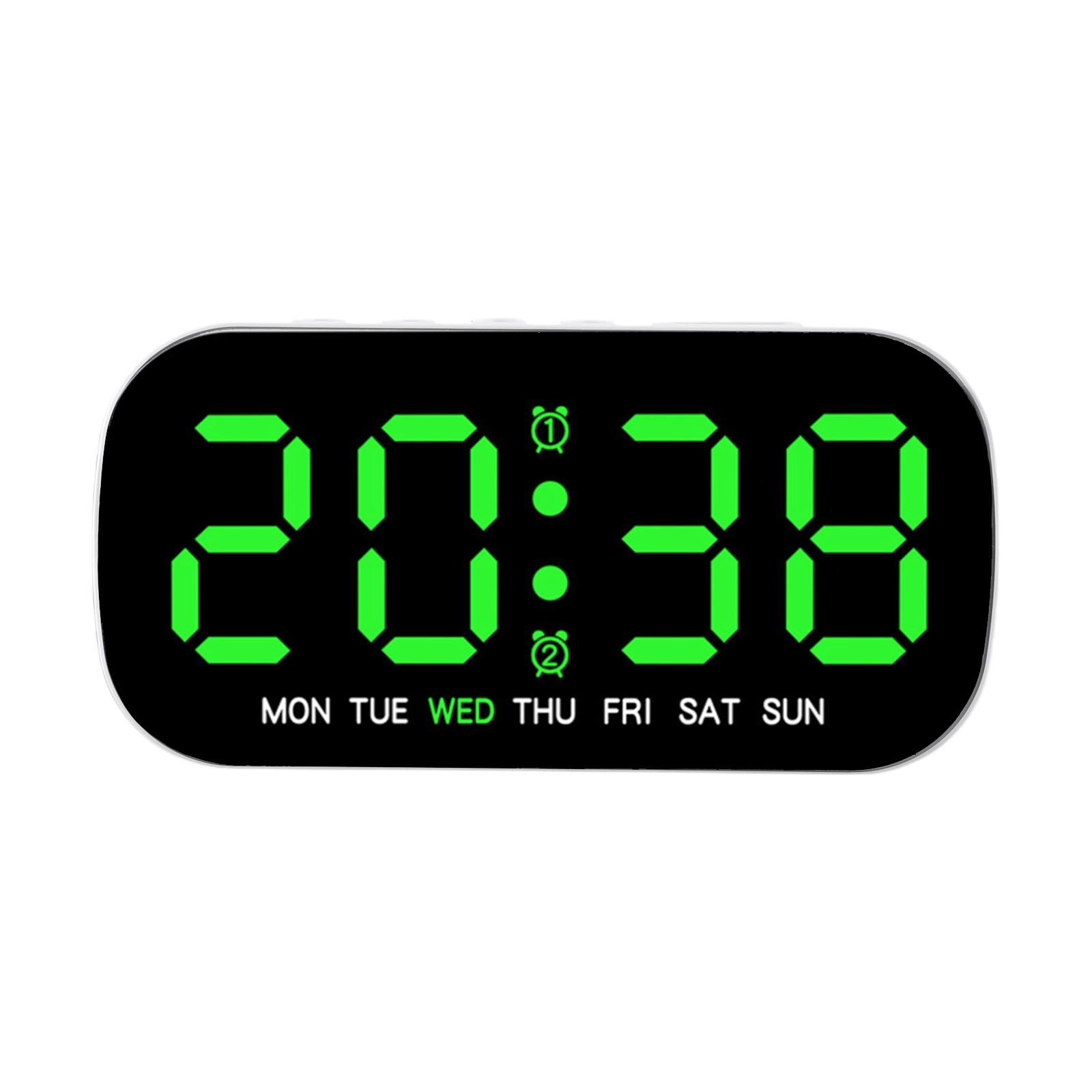 

Будильник Цифровые светодиодные будильники Температура Дата Часы Дисплей зелёный