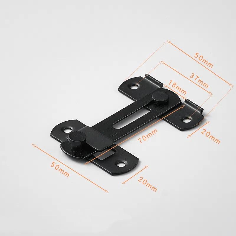 Zasuwka do drzwi ze stali nierdzewnej Zamek zabezpieczający przed kradzieżą Zasuwa do drzwi przesuwnych Zamek do drzwi stodoły Kąt prosty 90 stopni Mini mechanizm blokujący Trwały zamek zabezpieczający