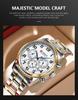 CURREN 8466 Men's Multifunctional Steel Chronograph Quartz Watch