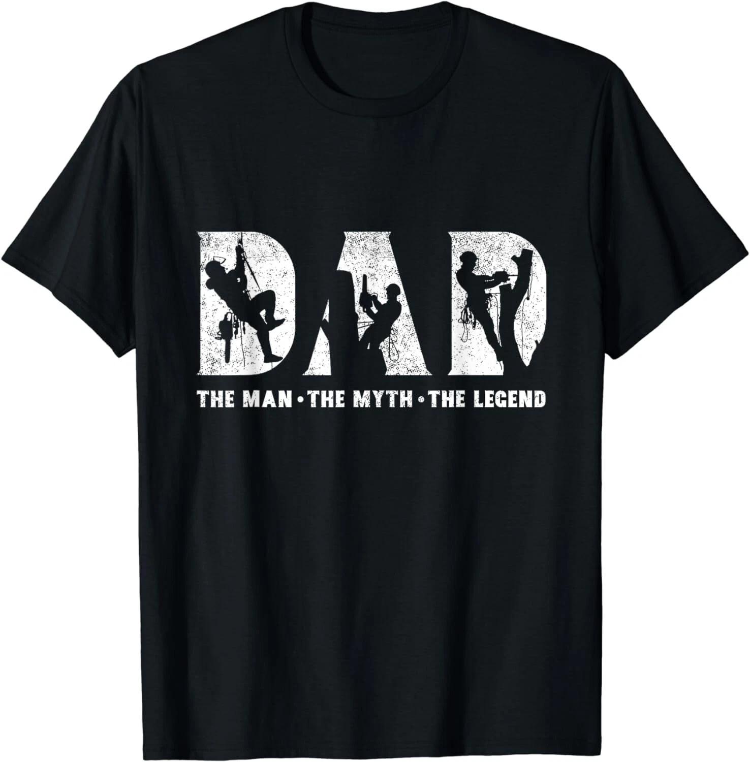 

Tree Climbing Dad The Man The Myth The Legend Father s Day Gifts Unisex T-Shirt L