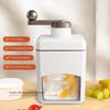 Portable Ice Shaver Chopper Manual Press Snow Cone Smoothie Maker Ice Block Breaking Slush Machine