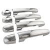 Door Bowl Handle Cover For Toyota Vios 2014 2015 2016 2017 Cars Accessories Styling Chrome Silver Exterior Car Decoration