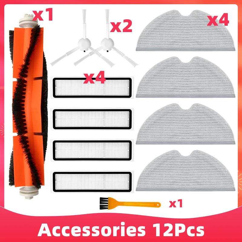 For Xiaomi MiJia 1c/stytj01zhm T1 Dreame F9 Robot Vacuum Cleaner HEPA Filter Main Side Brush Mop Cloth Spare Part Accessories