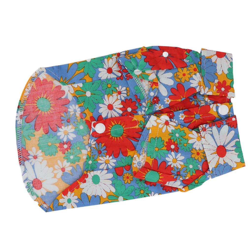 Haustier T-Shirt im Hawaii-Stil Hund Katze Sommerweste Niedliches Haustierkostüm Geeignet für kleine und mittelgroße Hunde und KatzenL