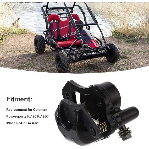 Metal Rear Brake Caliper Assembly with Pads for Powersports Kt196 Kt196C Kart