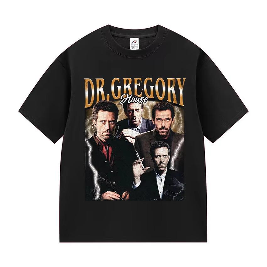 Summer Fashion Trendy Tee Dr Gregory House Md Funny Meme Tee Shirt Men's Women Vintage High Quality Fashion T-shirt Gothic Cotton Oversized T-shirts