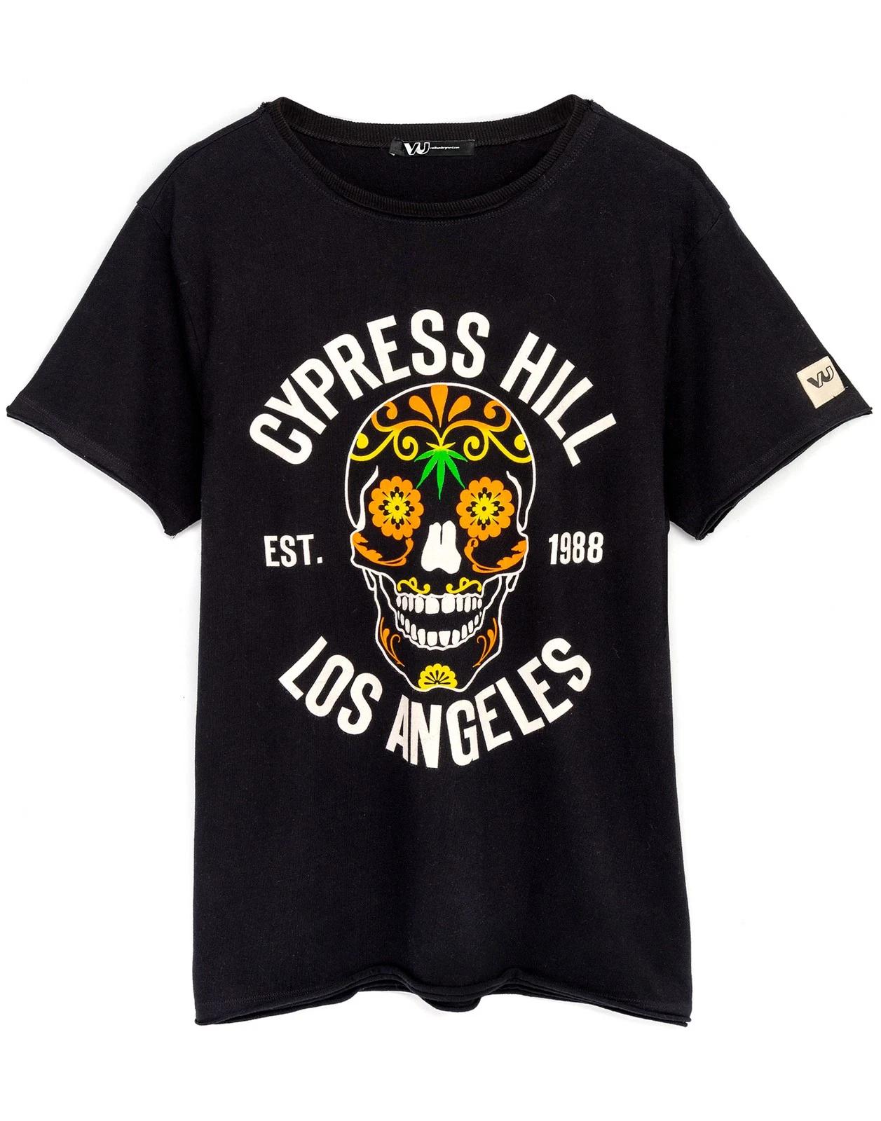 

Cypress Hill Black Band Logo Short Sleeved T-Shirt Mens 4XL