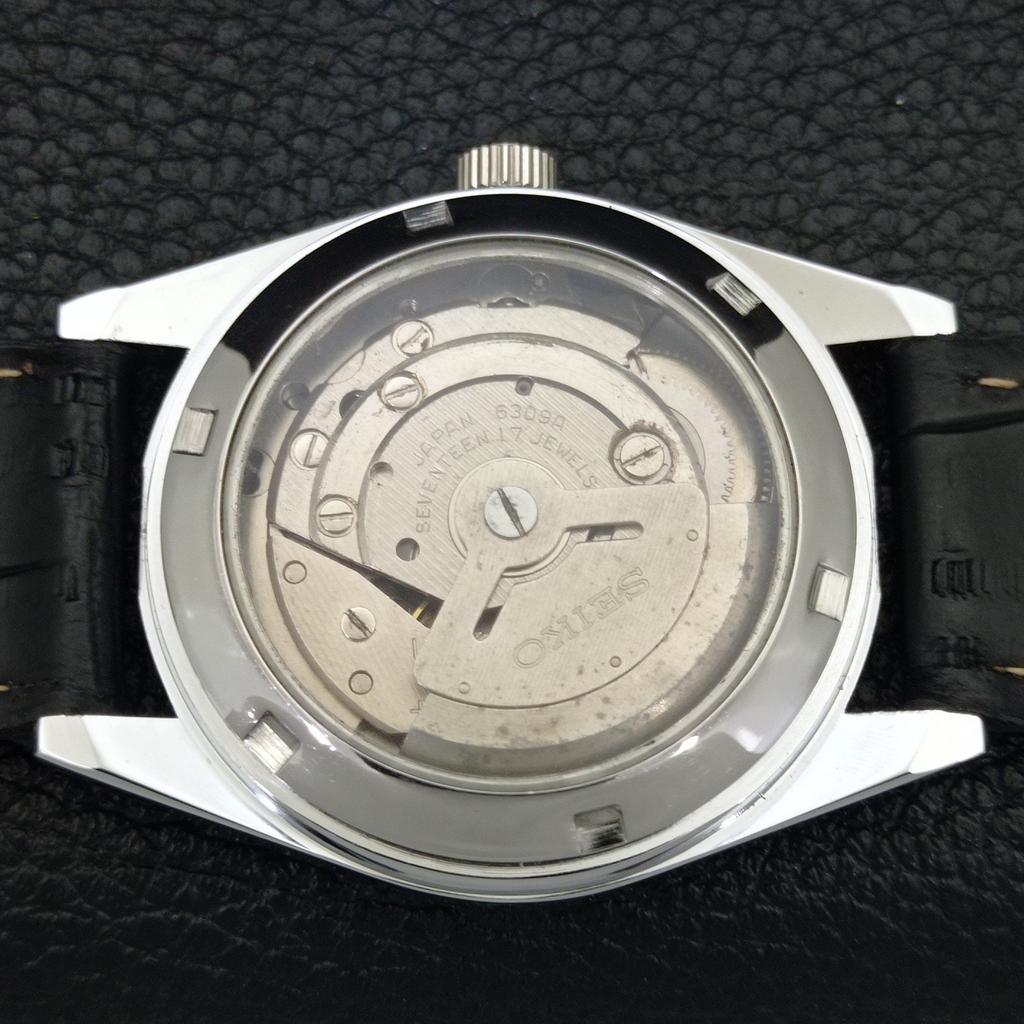 JAPAN VINTAGE REFURBISHED SEIKO 5 AUTOMATIC MENS GREEN DIAL WATCH a440390-4 Sk-a440390