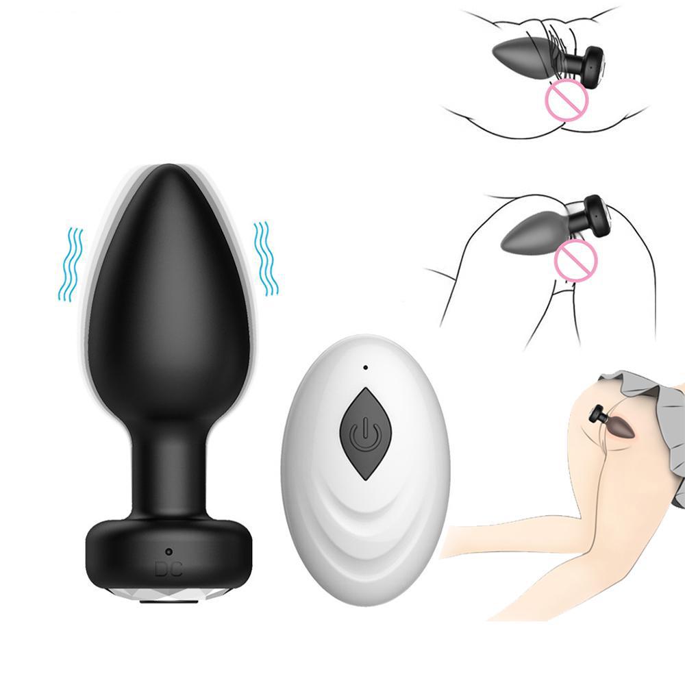 RH 10 Frequency Butt Plug Sex Shop Sexy hračky pro gaye ženy muže bezdrátové dálkové ovládání anální zástrčka vibrátor pro milovníky masáží prostaty