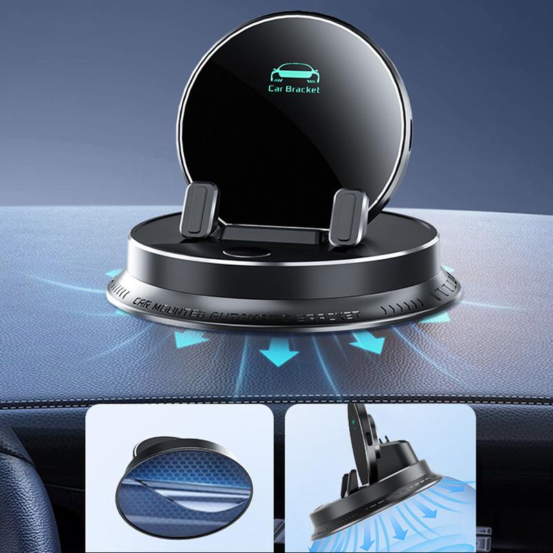 Dashboard Car Mobile Phone Holder with 360 Degree Rotation Non Slip Silicone Base Compatible with 4 to 7 Inch Phones