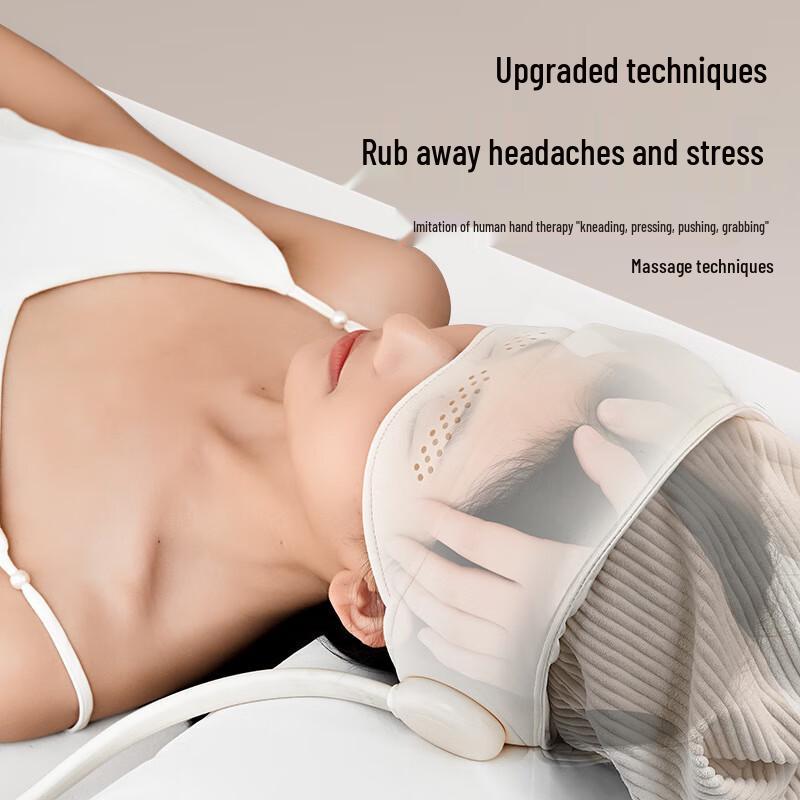 Electric Head Massager with Airbag & Heat Therapy