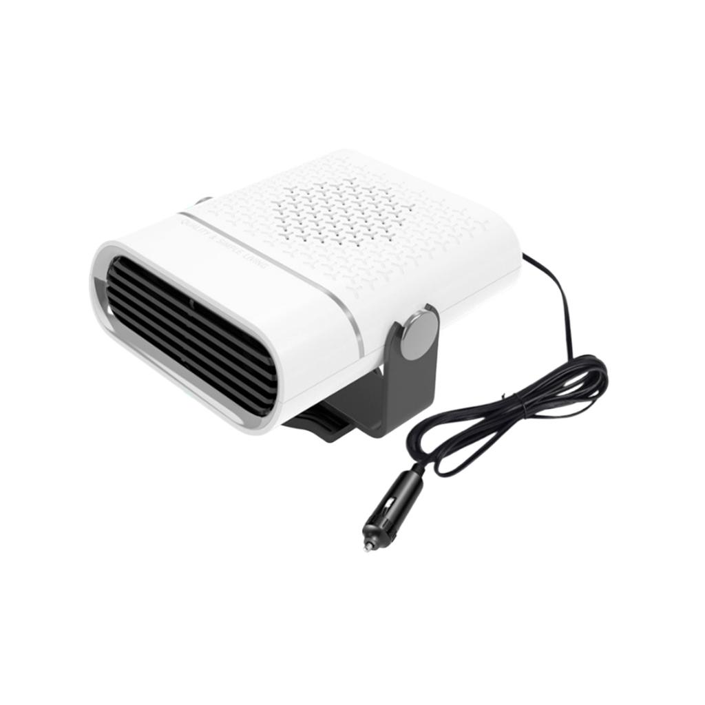 Car Heater Fan 12V Car Air Heater Fan Winter Windshield Defogger Defroster Heating 360°Rotation Portable Truck Electric Heater