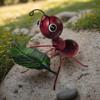 Garden Decor Ants Metal Ants Gardening Ornaments Yard Metal Art Backyard Lawn Stakes Decor Ants Garden Iron Crafts