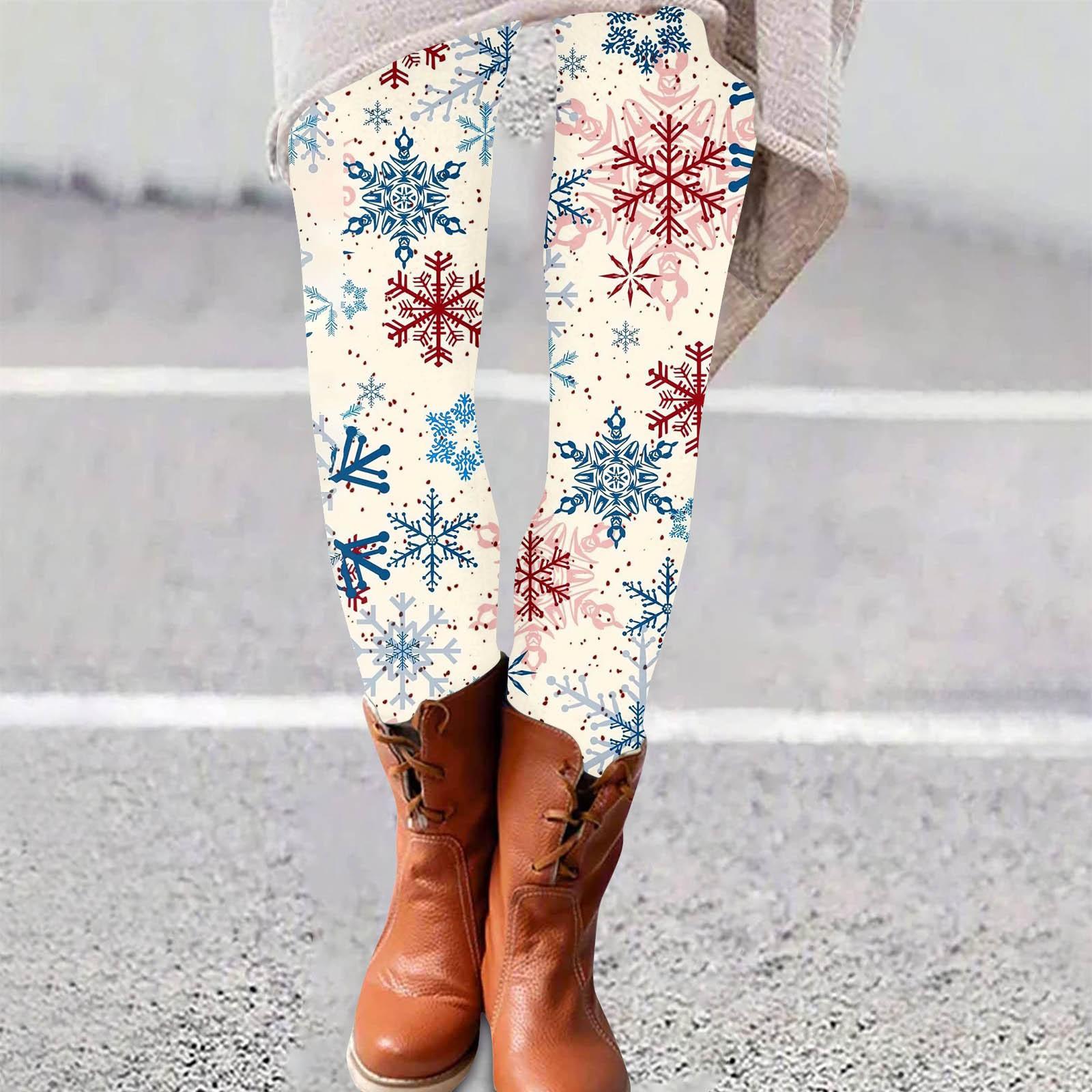 

Женские брюки с рождественским принтом, эластичные, мягкие, повседневные, домашние, спальные брюки XXXL бежевый