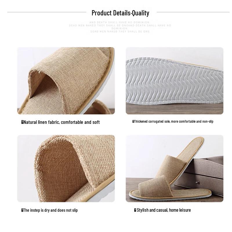 Sunbilai Disposable Hotel Slippers - Family Pack