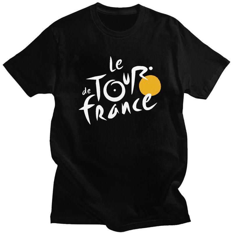 

Custom Le Tour The France T Shirts for Men 100% Cotton Tee Tops French Bicycle Tshirts Short Sleeve Casual T-shirt Clothes - ... S разноцветный