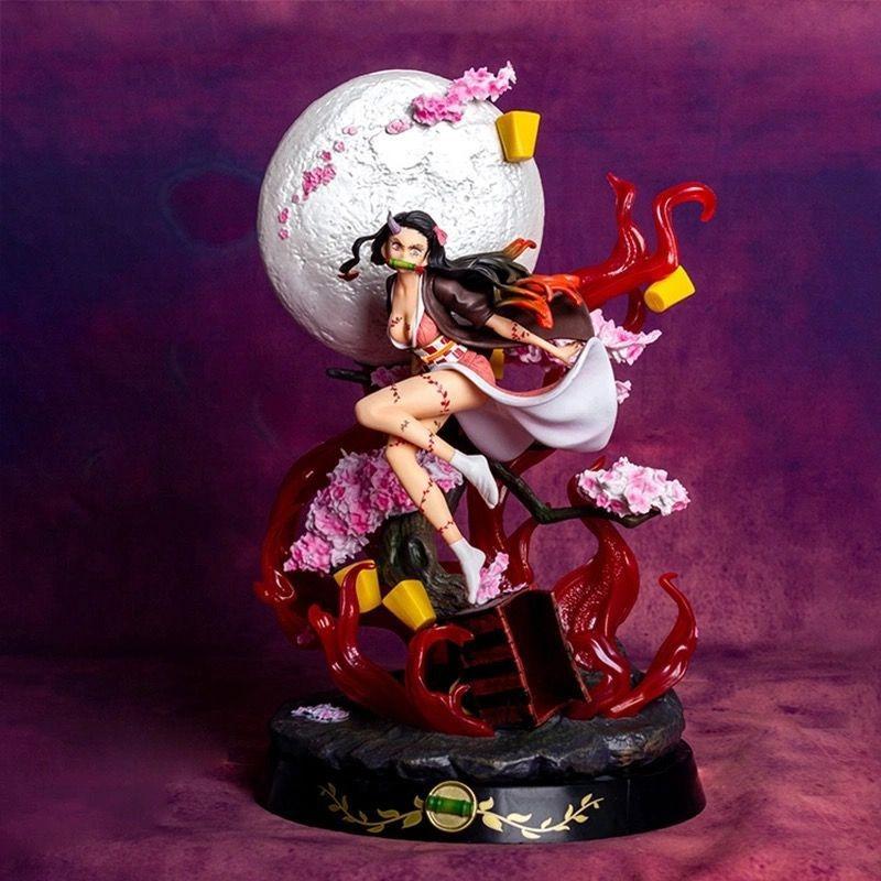 Demon Slayer GK Figure Nezuko Kamado Blood Demon Art Ver. 14cm Anime Collectible Model Toy Boxed Gift Ornament for Fans