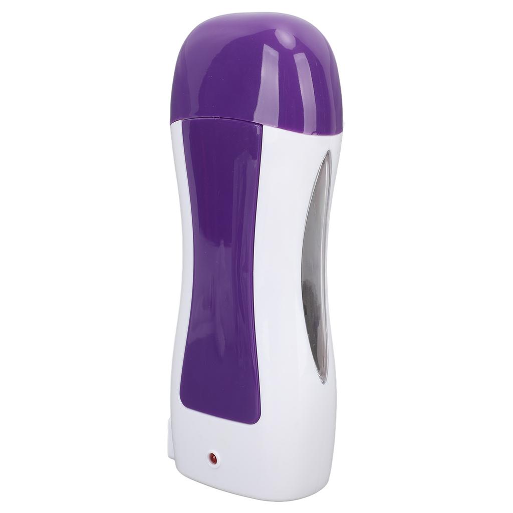 40W 100ML Roll On Wax Heater Single Cartridge Hair Removal Wax Heater Machine Purple US Plug 110V