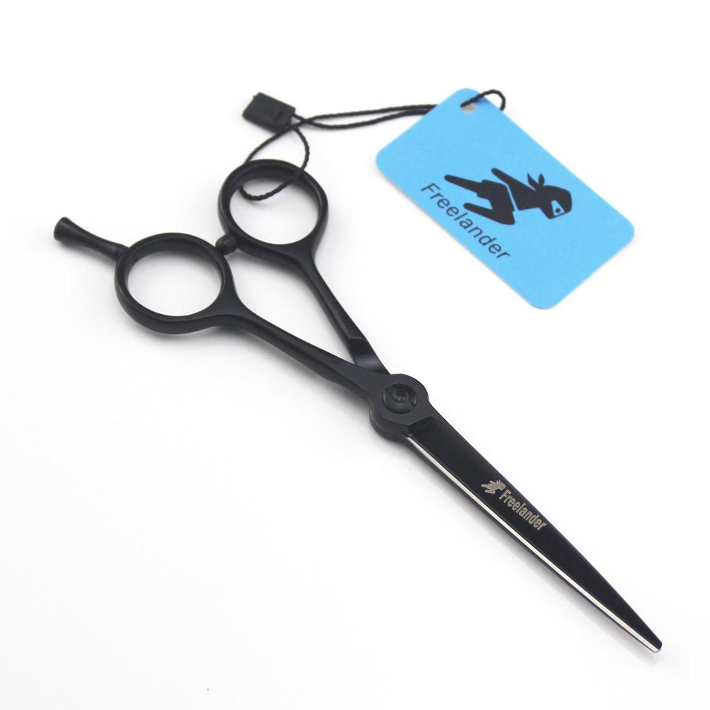 Shenxingzhe 5.5" Black Hairdressing Scissors - Straight Barber Shears