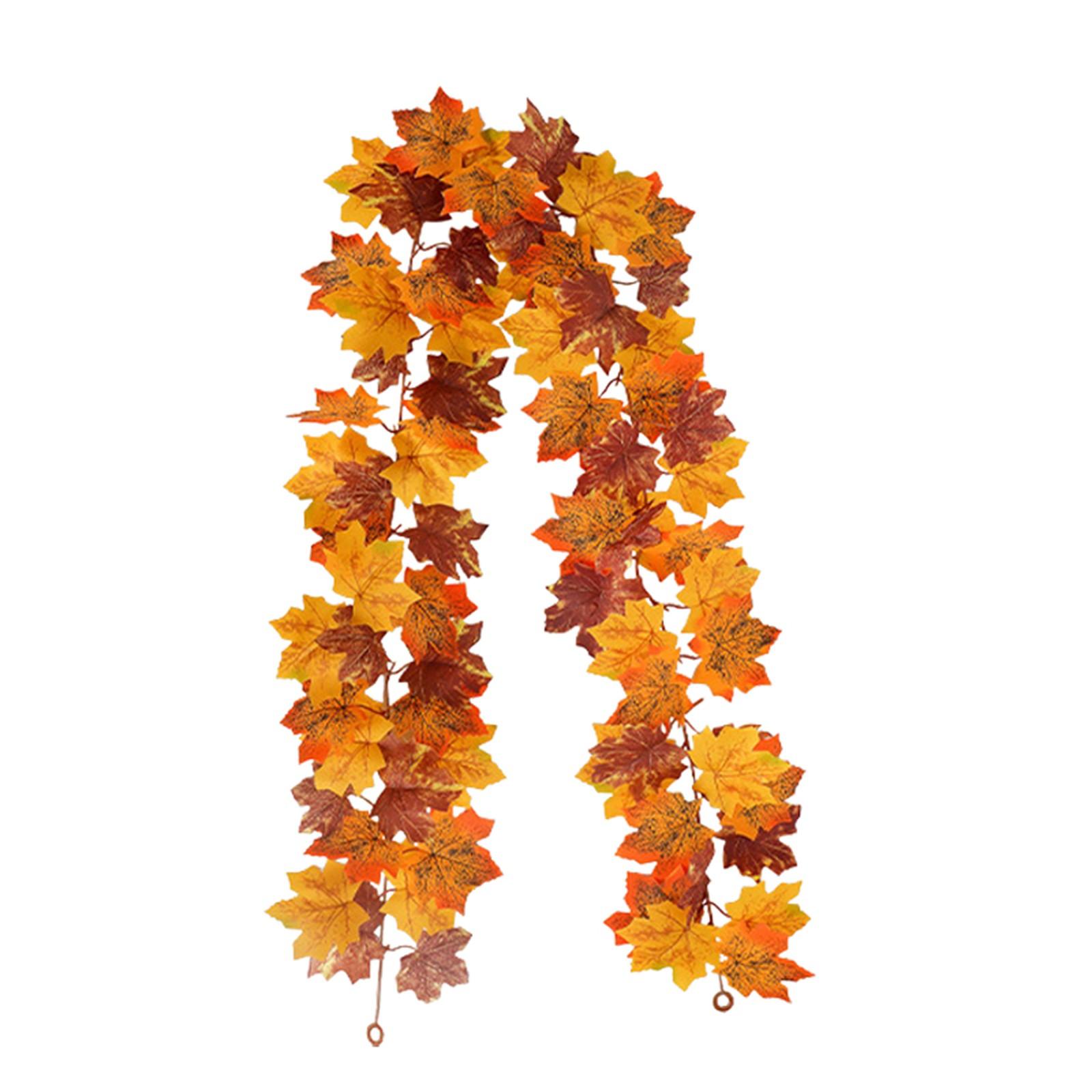 

175 см искусственные растения для помещений искусственные кленовые листья шелковые цветы белые праздничные подвесные гирлянды кленовая лоза украшения для свадьбы свадебный декор One Size