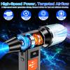 Car Violent Fan Turbo Blower With Outlet Nozzles Blow Snow Jet Fan Blow And Suction 2 In 1 110000RPM Electric Air Duster Cleaning Blowing Tool