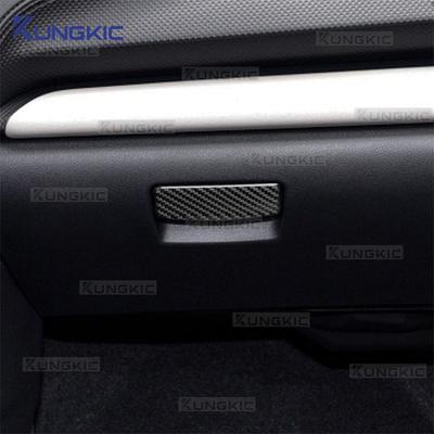 Real Soft Carbon Fiber Sticker For Subaru Forester 2019 2020 2025 2025 2025 2025 LHD RHD Car Passenger Co-Pilot Box Switch Trim