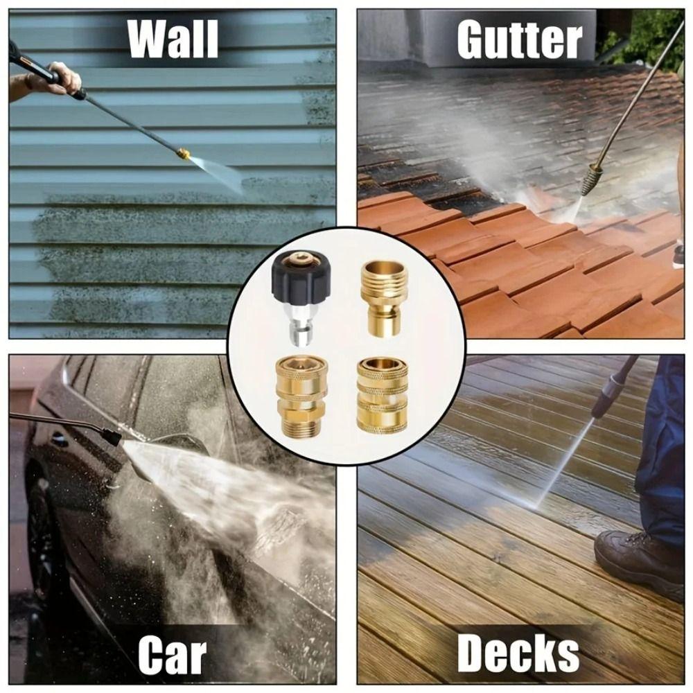 Non-slip M22 Adapter Female Swivel Quick Connect Kit Quick Disconnect Plug  High Pressure Washer