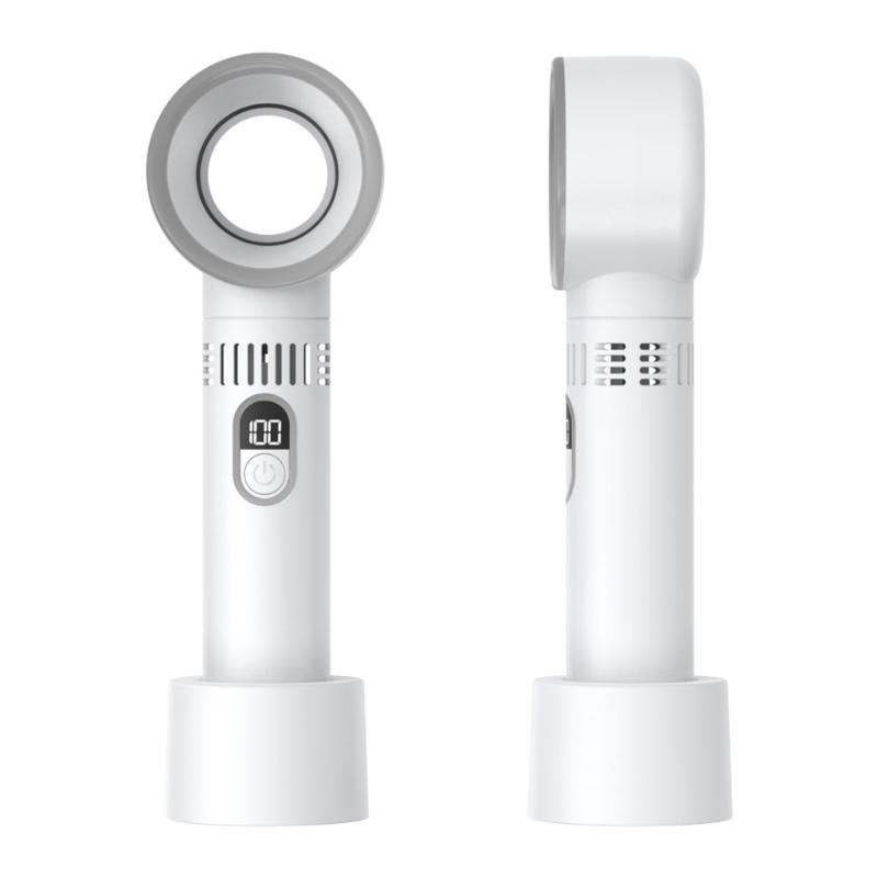 Mini Handheld Fan with 3 Adjustable Speed Quiet USB Rechargeable Desk Fan for Indoor Outdoor Use Birthday Holiday