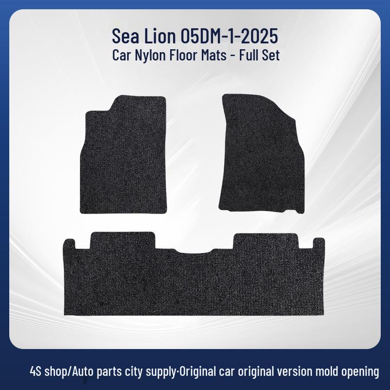 In-Stock: BYD Sea Lion 05 DM-i-25 Nylon Car Floor Mats - Anti-Dirt, Special Fit