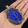 Tree Of Life Lapis Lazuli Pendant Handmade Gemstone Jewelry, 999 Copper Wire Wrapped Pendant ,Unique Design Jewelry Pendant