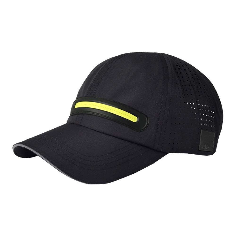 

New Design Rechargeable Baseball Cap Light Breathable Lightweight LED Lighting Cap 3 Kinds of Brightness Sports Hat XS（old） білий