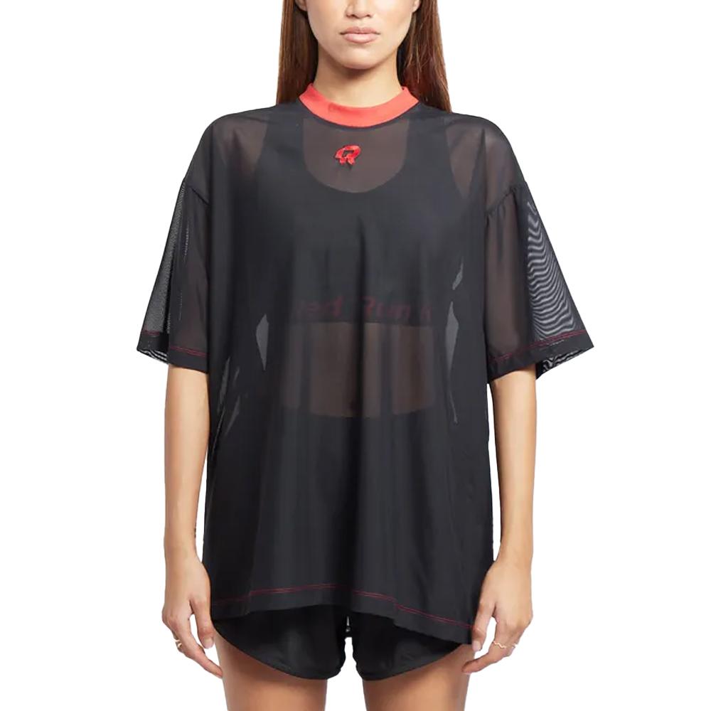 Red Run Womens/Ladies Inky Mesh Oversized T-Shirt