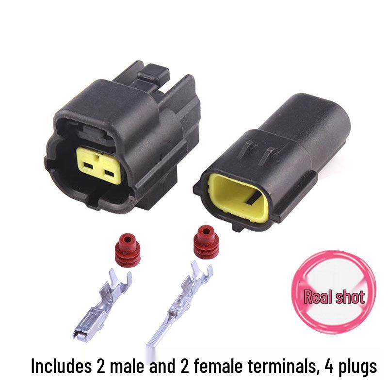 Conector Auto AMP1.8 Impermeabil ștecher 4 pini tată-mamă, cablaj 2P, 16 găuri DJ70216Y-1.8