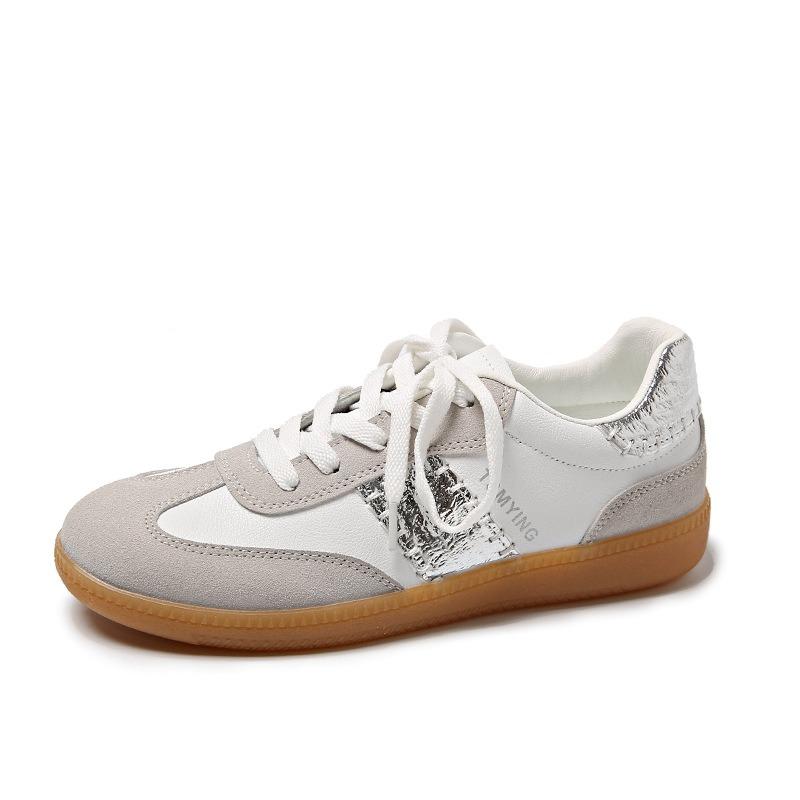 Casual Versatile Single Shoe Lightweight Thick Soled White Shoe