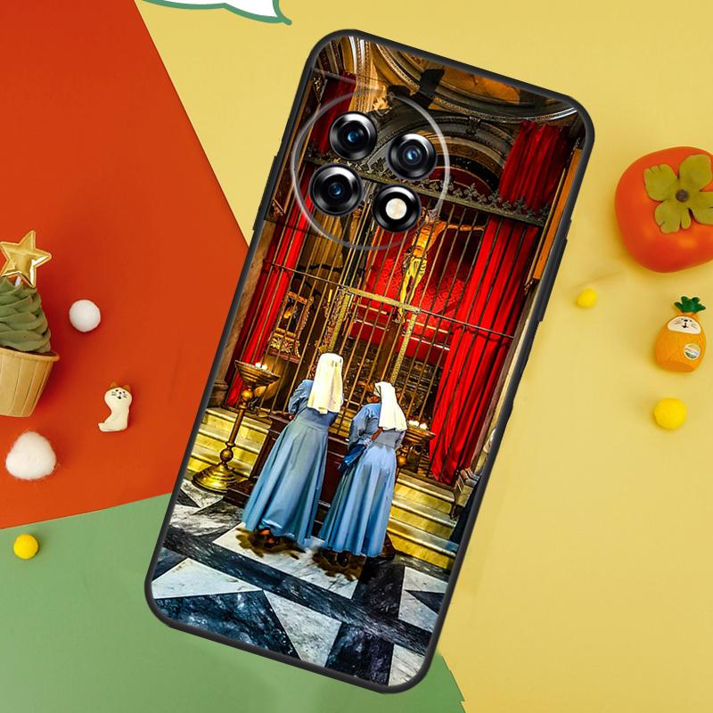 

Sister Style Nun Sexy Girl Case For OnePlus Nord 5 CE 2 3 4 Lite N20 N30 OnePlus 15 13 12 11 10 10T 12R 13T 13R Cover OnePlus 13R