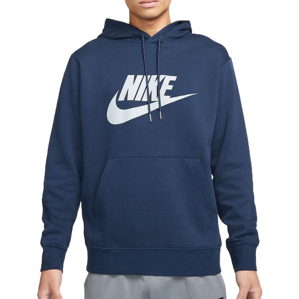 Nike Sweatshirts Men's Blue Hooded Moderate Regular DM1237-410