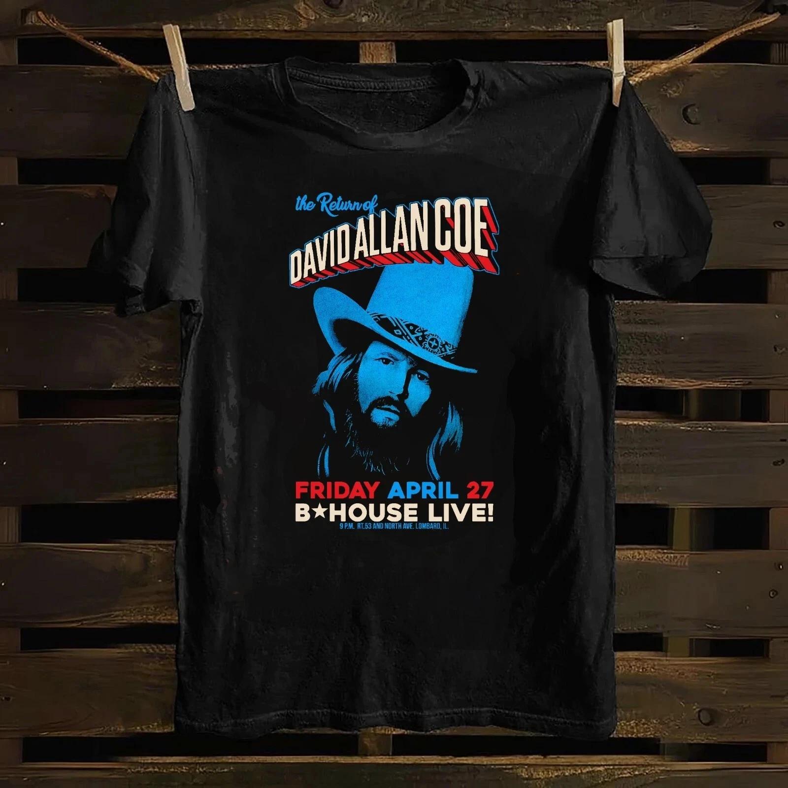 David Allan Coe Illinois Concert T -Shirt M